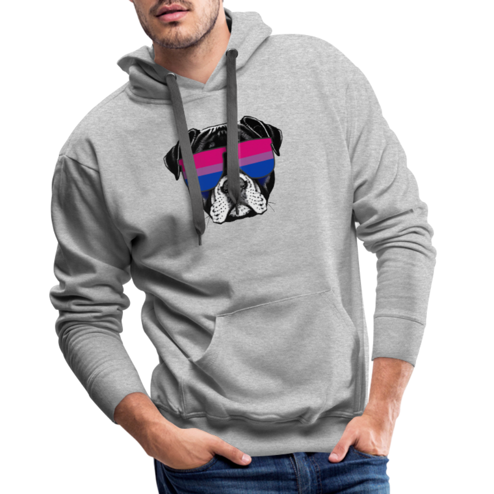 Bisexual Doggo "Männer" Hoodie - Grau meliert