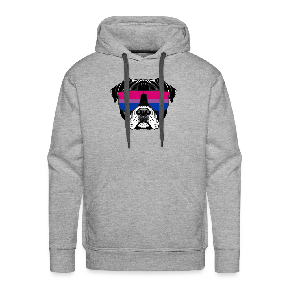 Bisexual Doggo "Männer" Hoodie - Grau meliert