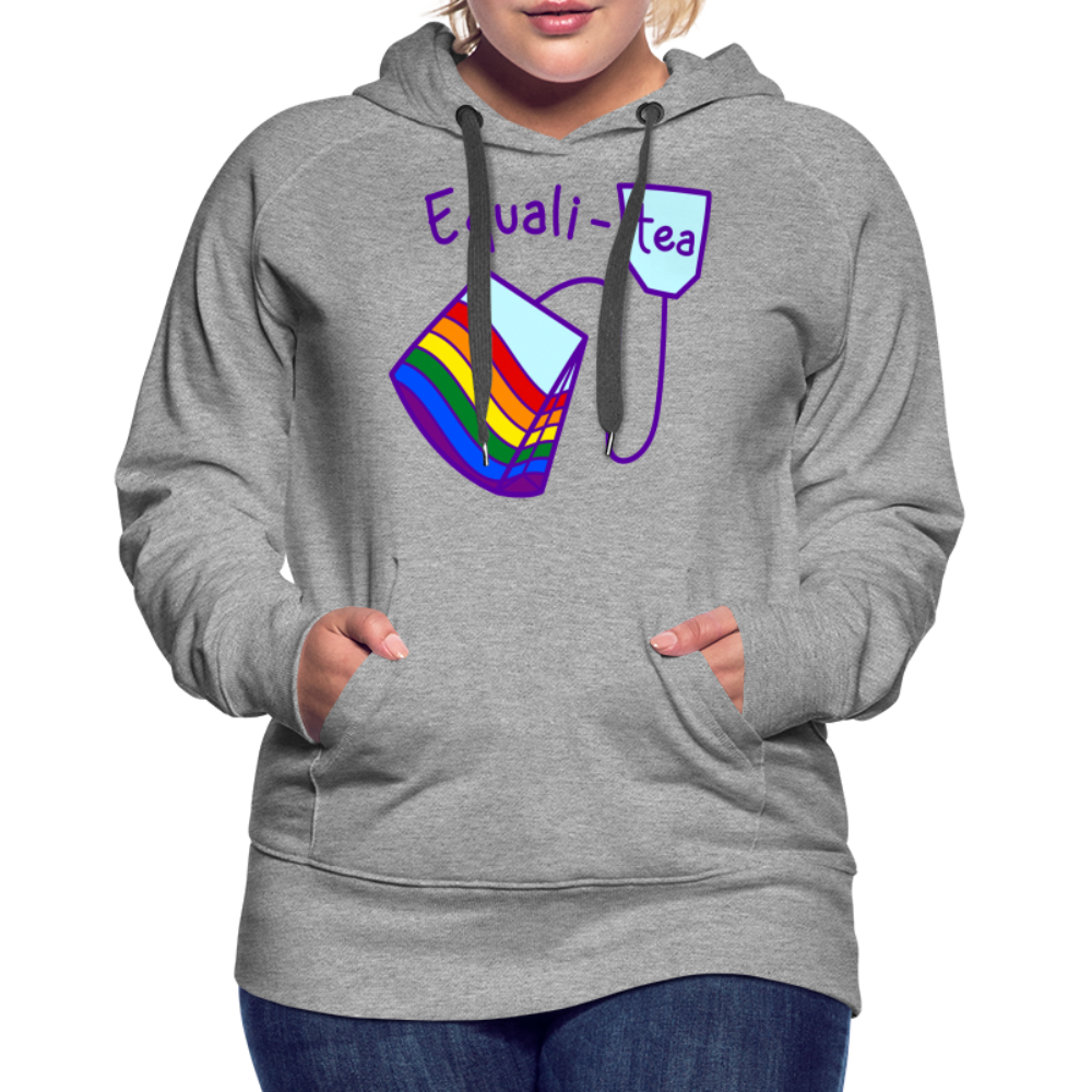 Equalitea "Frauen" Hoodie - Grau meliert