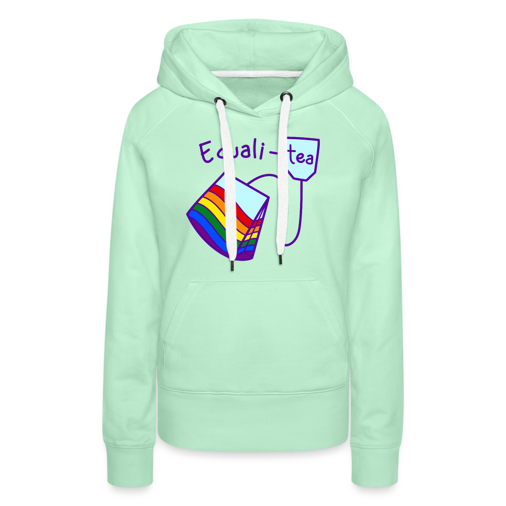 Equalitea "Frauen" Hoodie - helles Mintgrün