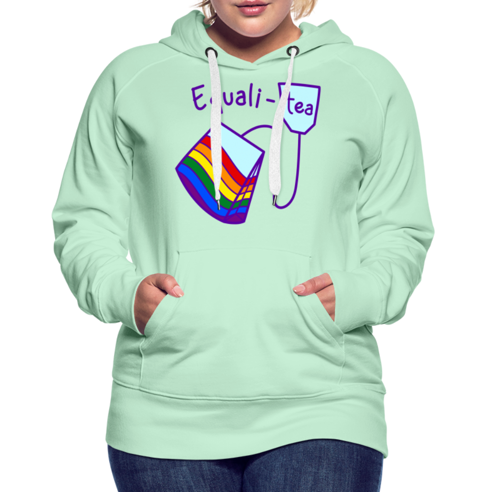 Equalitea "Frauen" Hoodie - helles Mintgrün