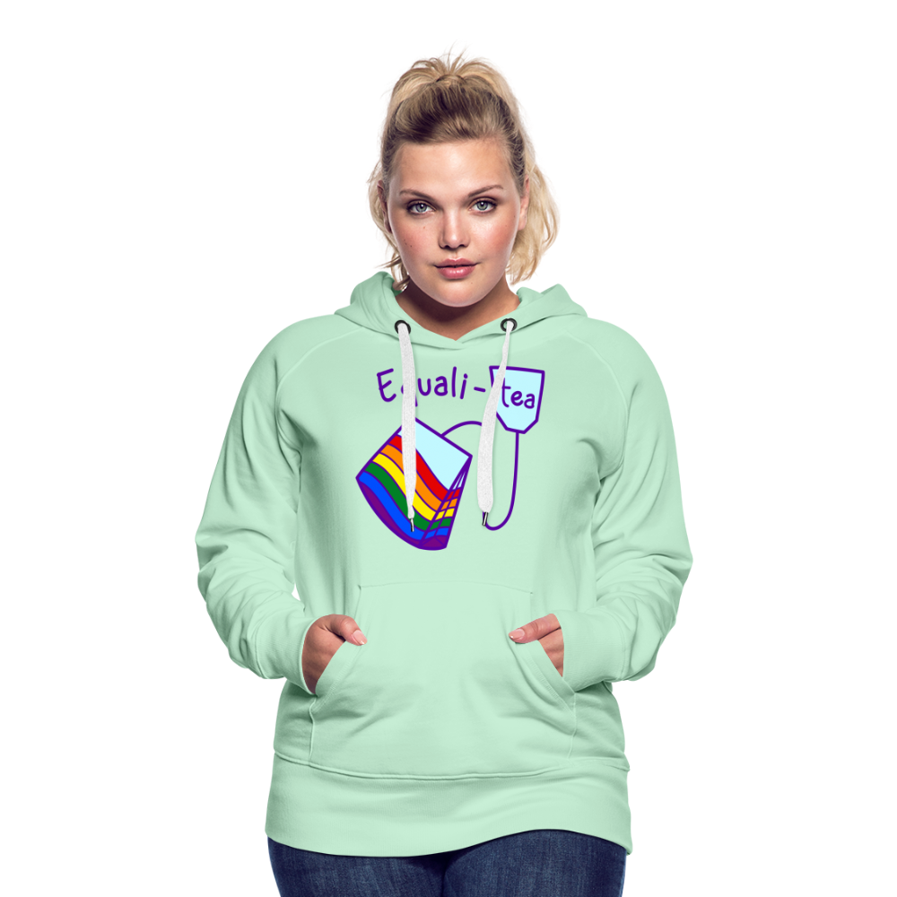 Equalitea "Frauen" Hoodie - helles Mintgrün