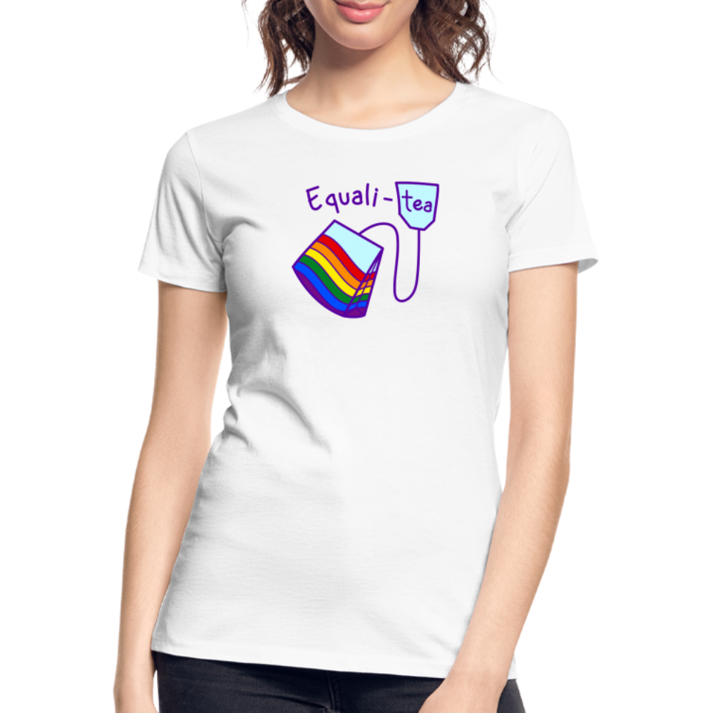 Equalitea "Frauen" T-Shirt - weiß