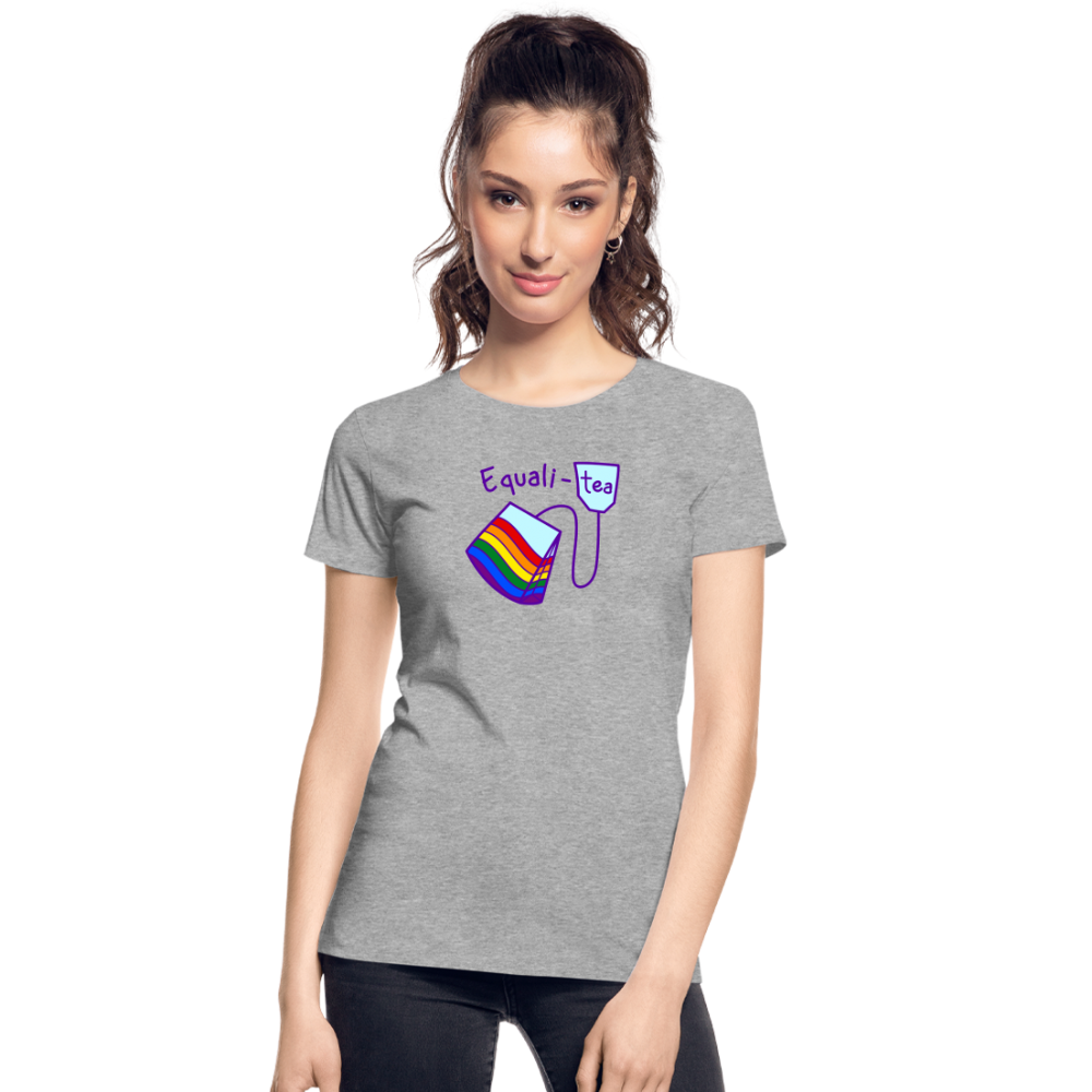 Equalitea "Frauen" T-Shirt - Grau meliert