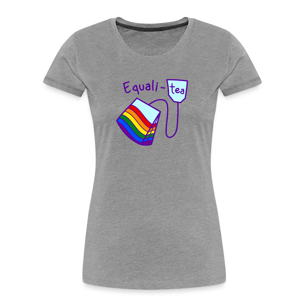 Equalitea "Frauen" T-Shirt - Grau meliert