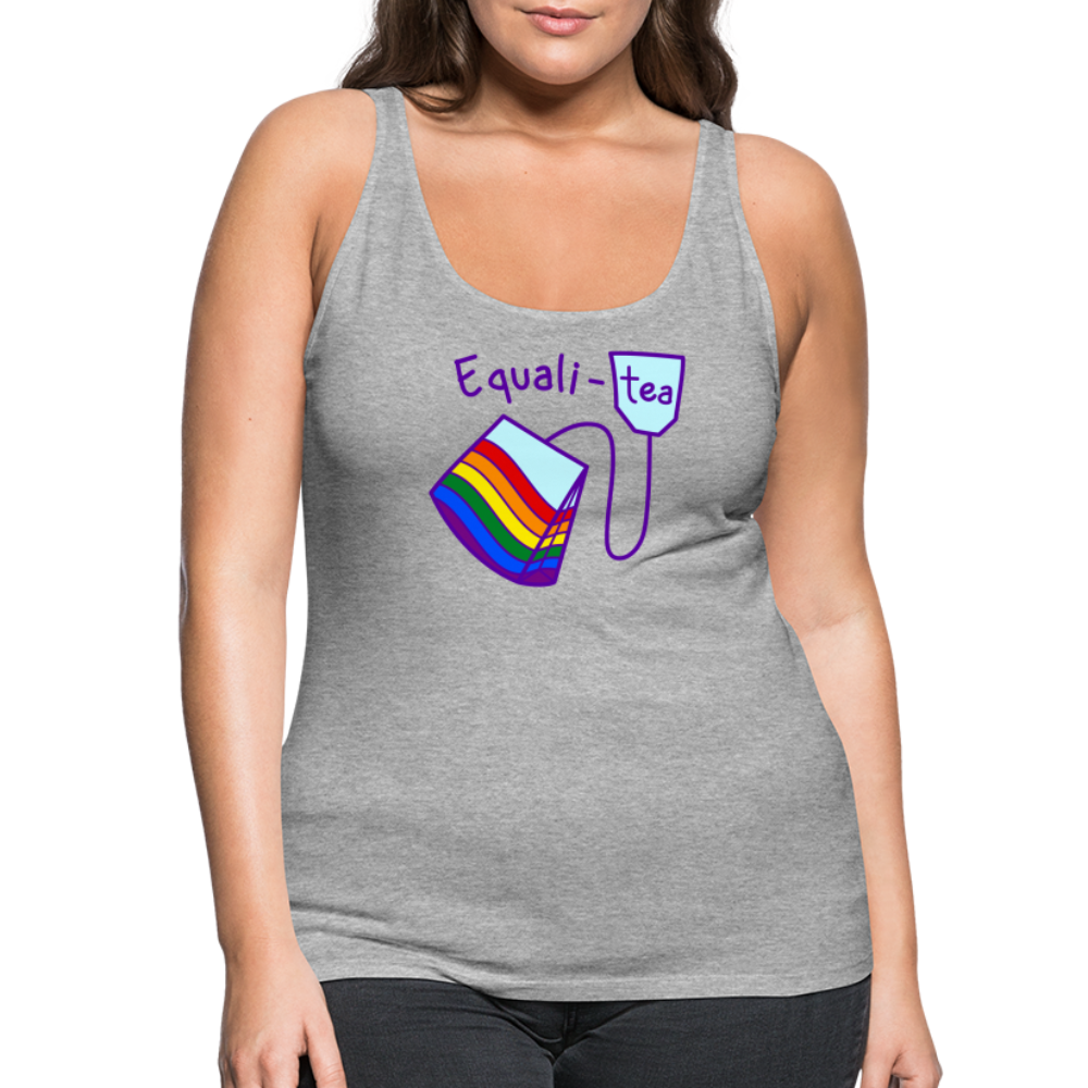 Equalitea "Frauen" Tank Top - Grau meliert