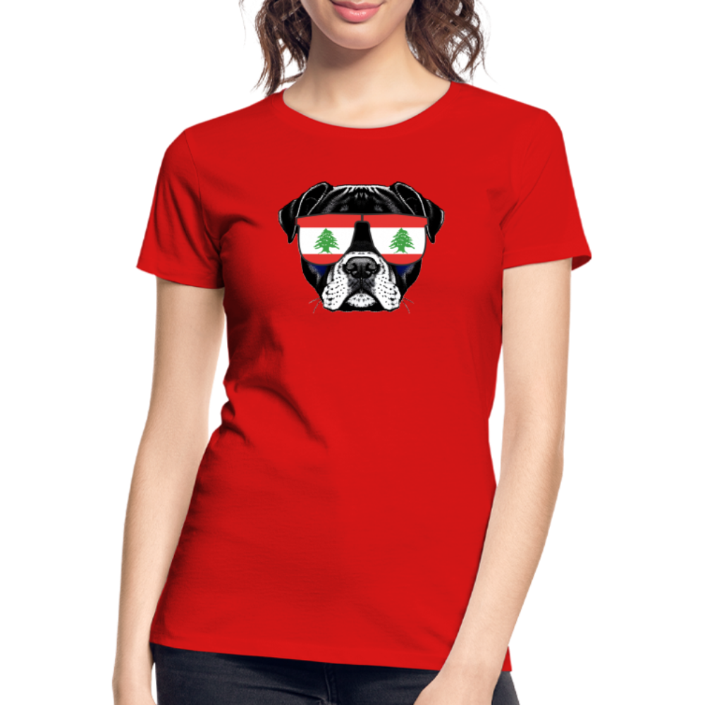 Libanon Doggo "Frauen" T-Shirt - Rot