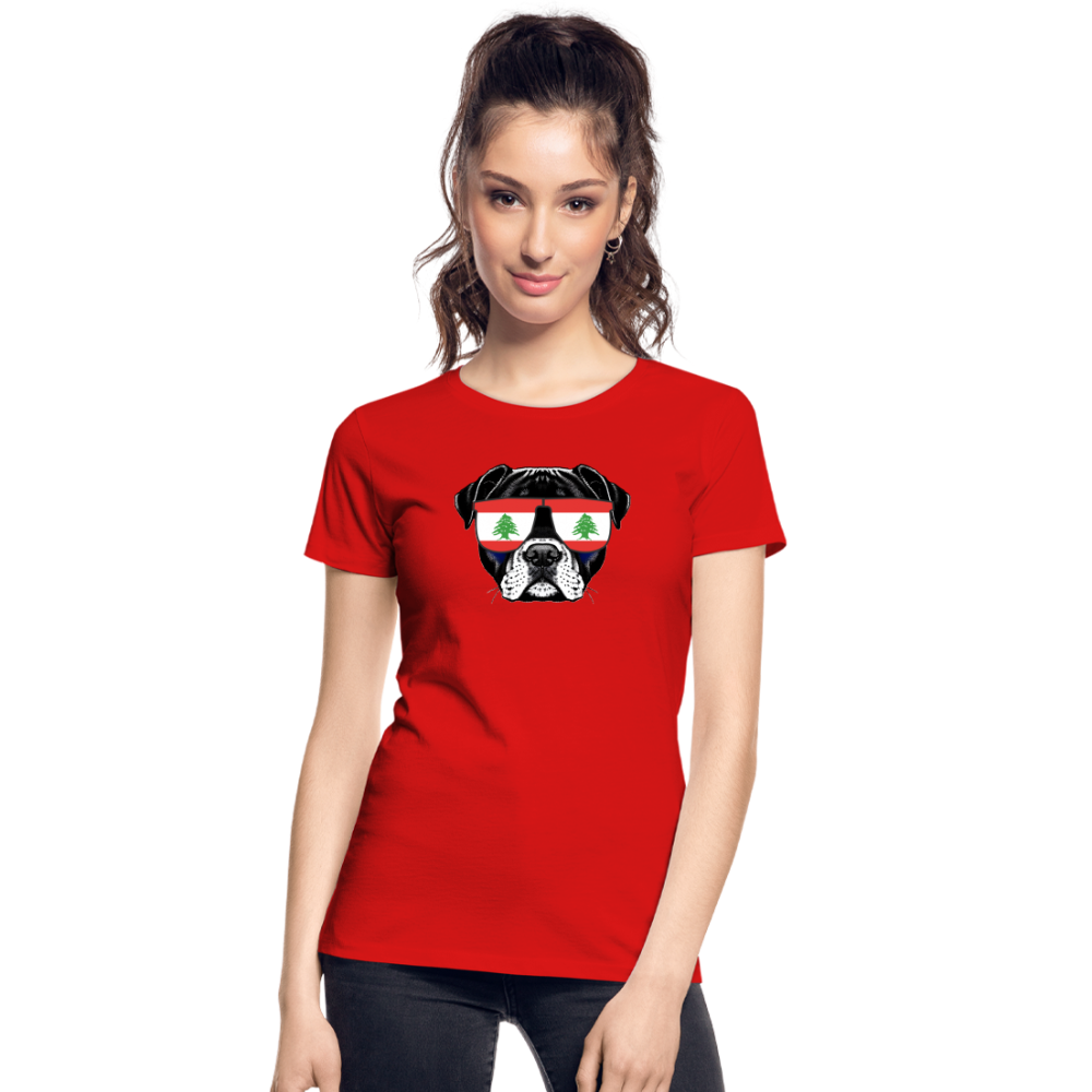 Libanon Doggo "Frauen" T-Shirt - Rot