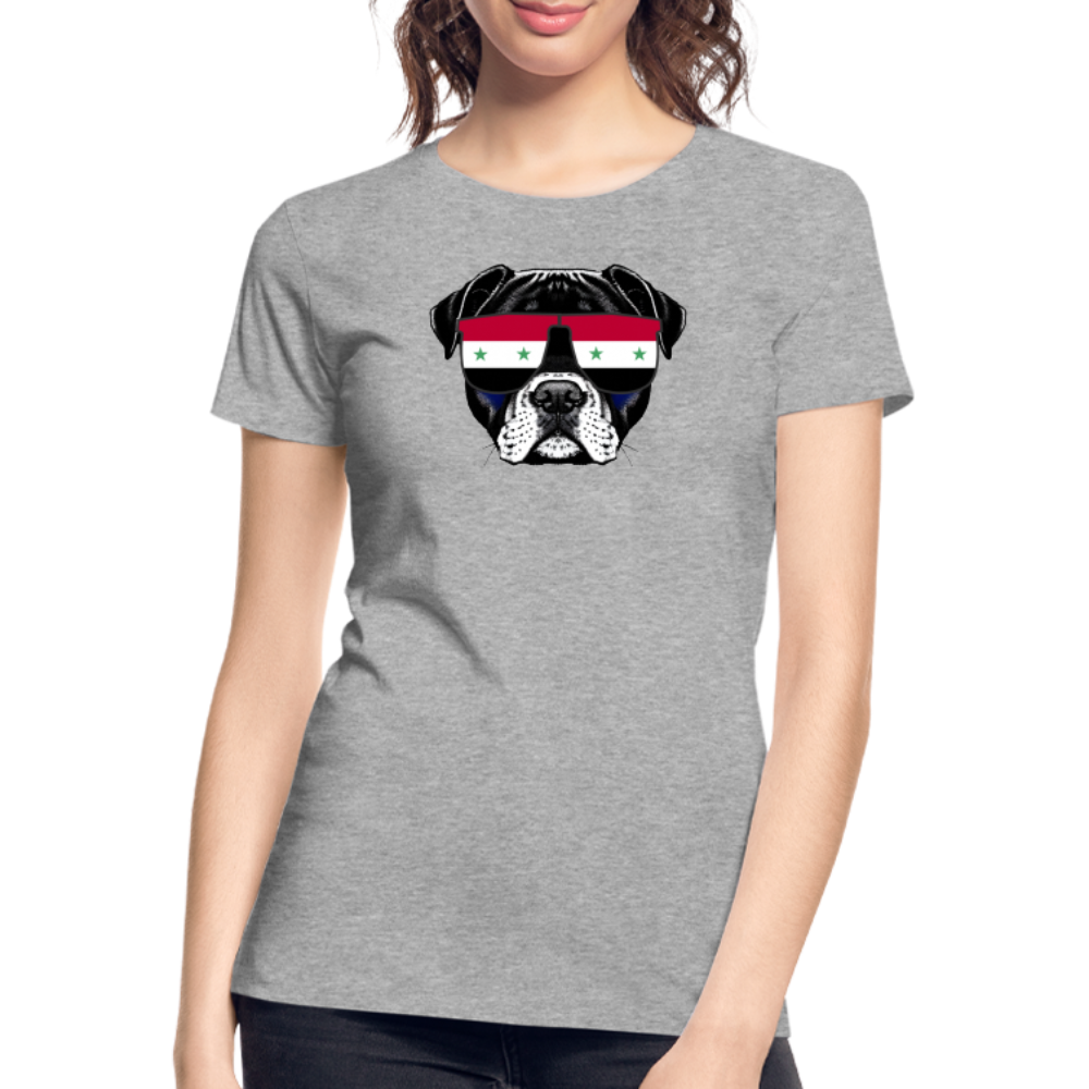 Syrien Doggo "Frauen" T-Shirt - Grau meliert