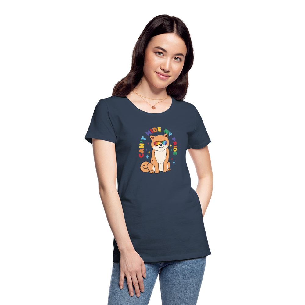 Can't Hide my Pride Doggo "Frauen" T-Shirt - Navy