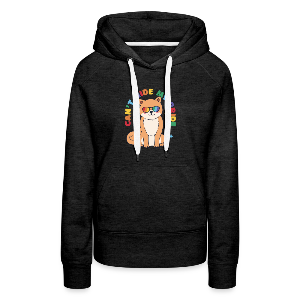 Can't Hide my Pride Doggo "Frauen" Hoodie - Anthrazit