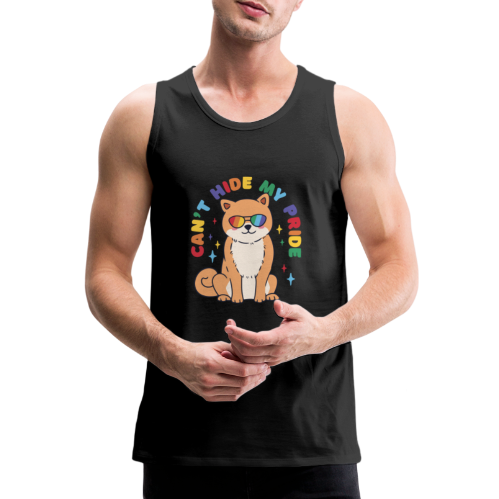 Can't Hide my Pride Doggo "Männer" Tank Top - Schwarz