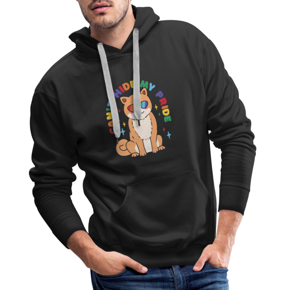 Can't Hide my Pride Doggo "Männer" Hoodie - Schwarz