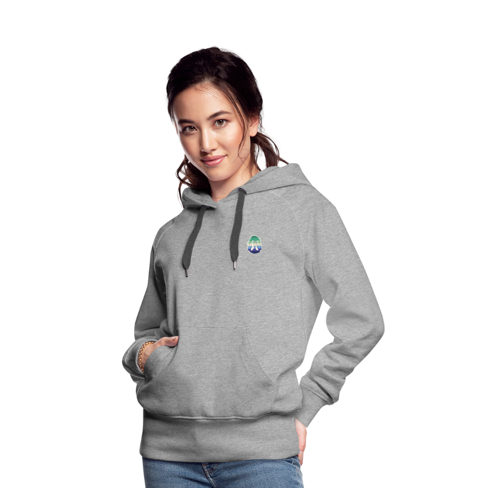 Schwule Pinguine "Frauen" Hoodie - Grau meliert