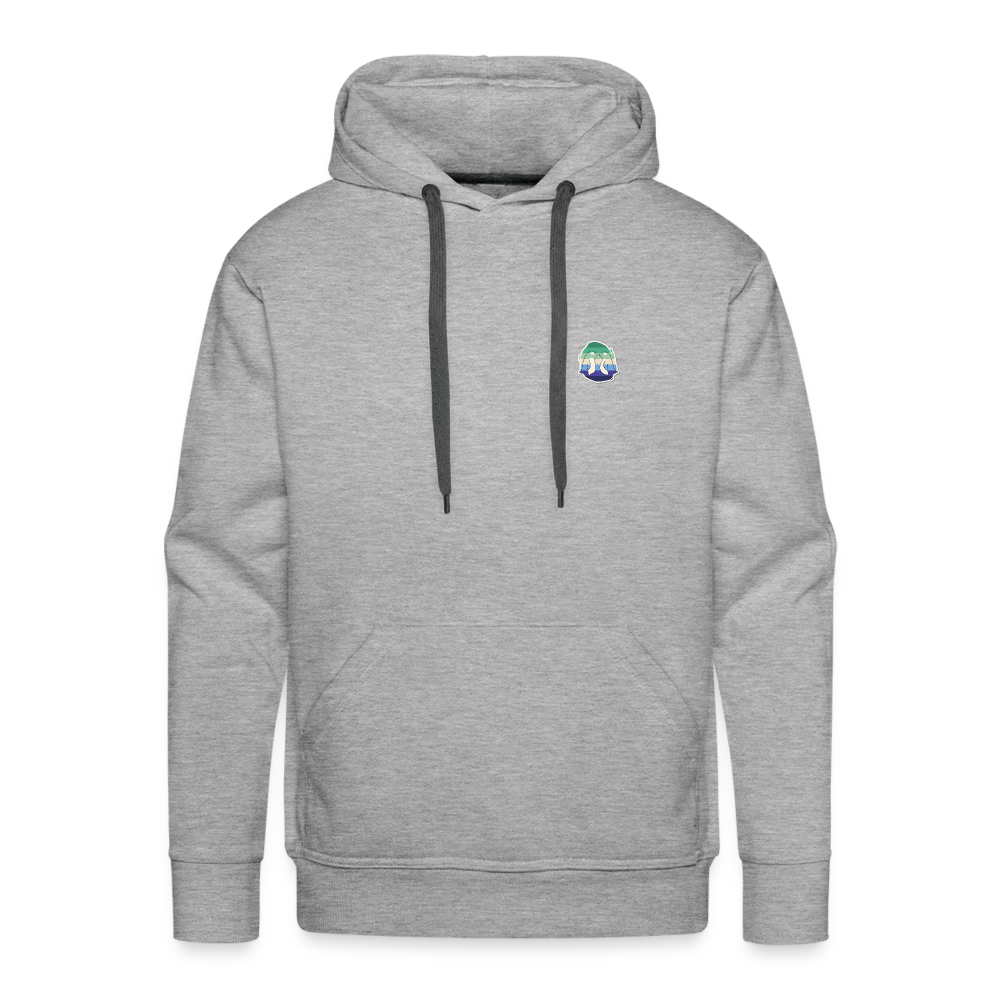 Schwule Pinguine "Männer" Hoodie - Grau meliert