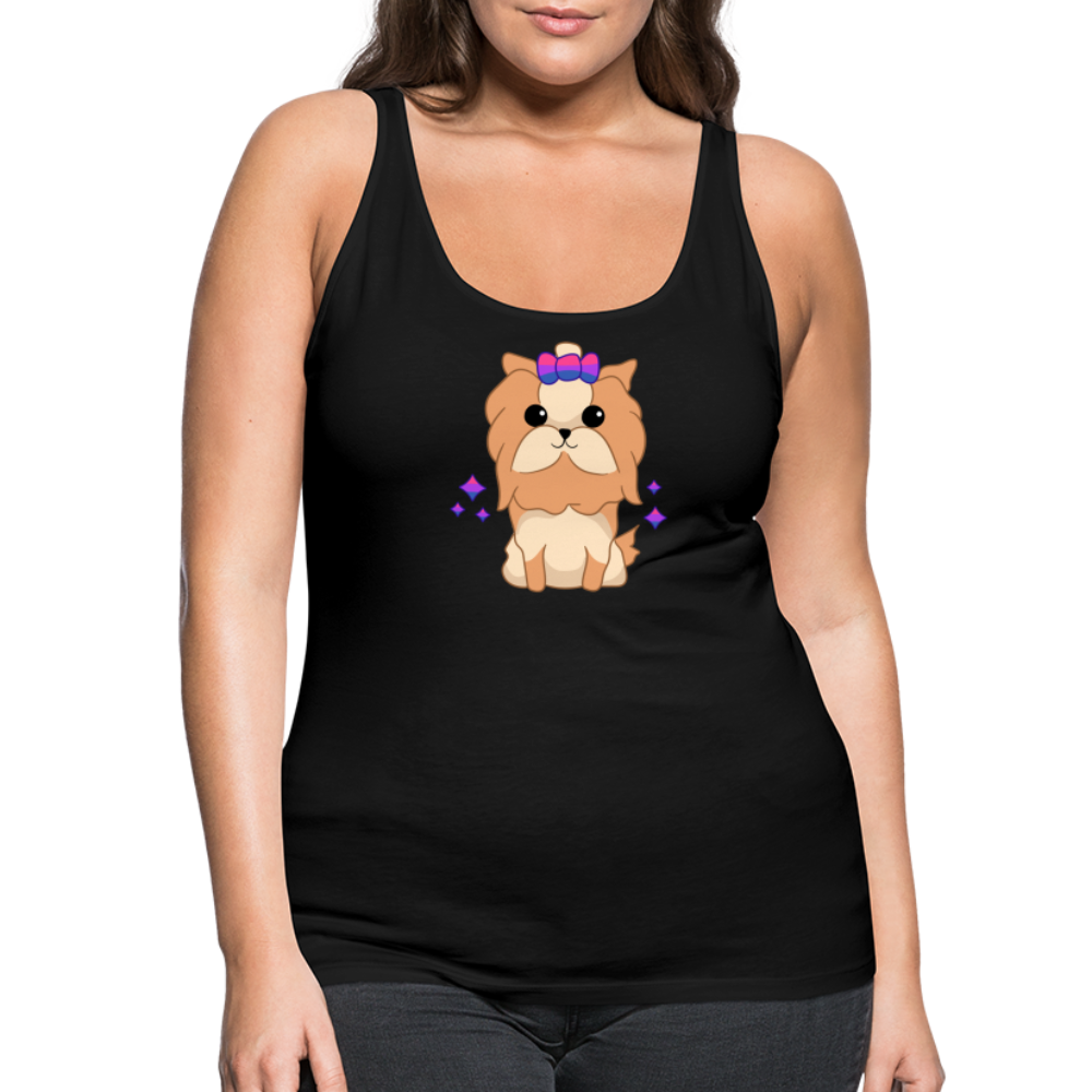 Cute Bisexual Dog "Frauen" Tank Top - Schwarz