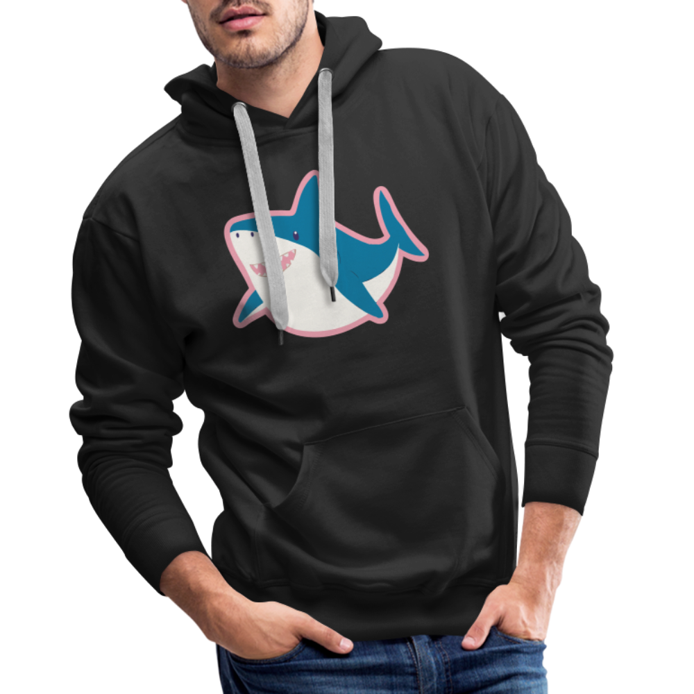 Trans Hai "Männer" Hoodie - Schwarz