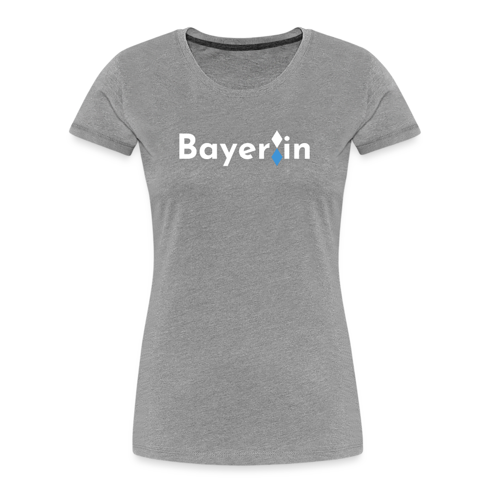 Bayer:in "Frauen" T-Shirt - Grau meliert