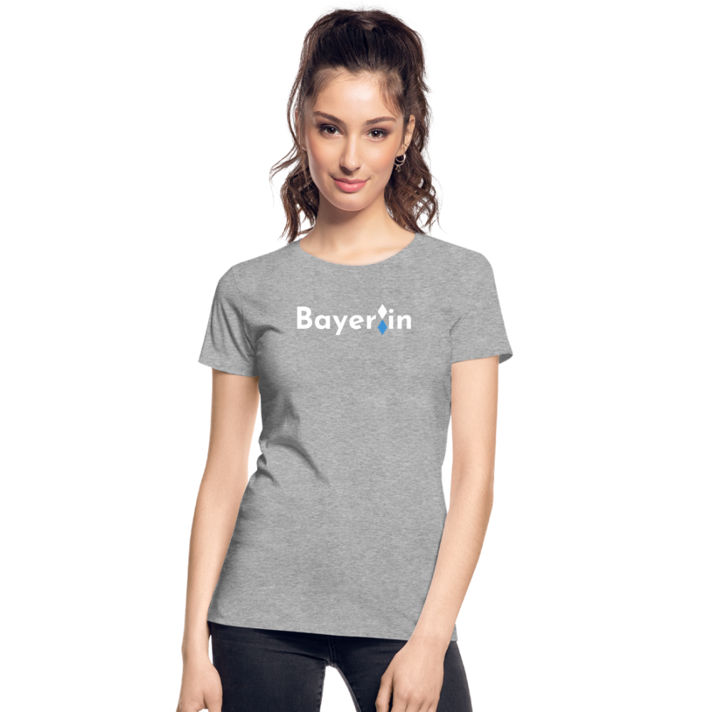 Bayer:in "Frauen" T-Shirt - Grau meliert