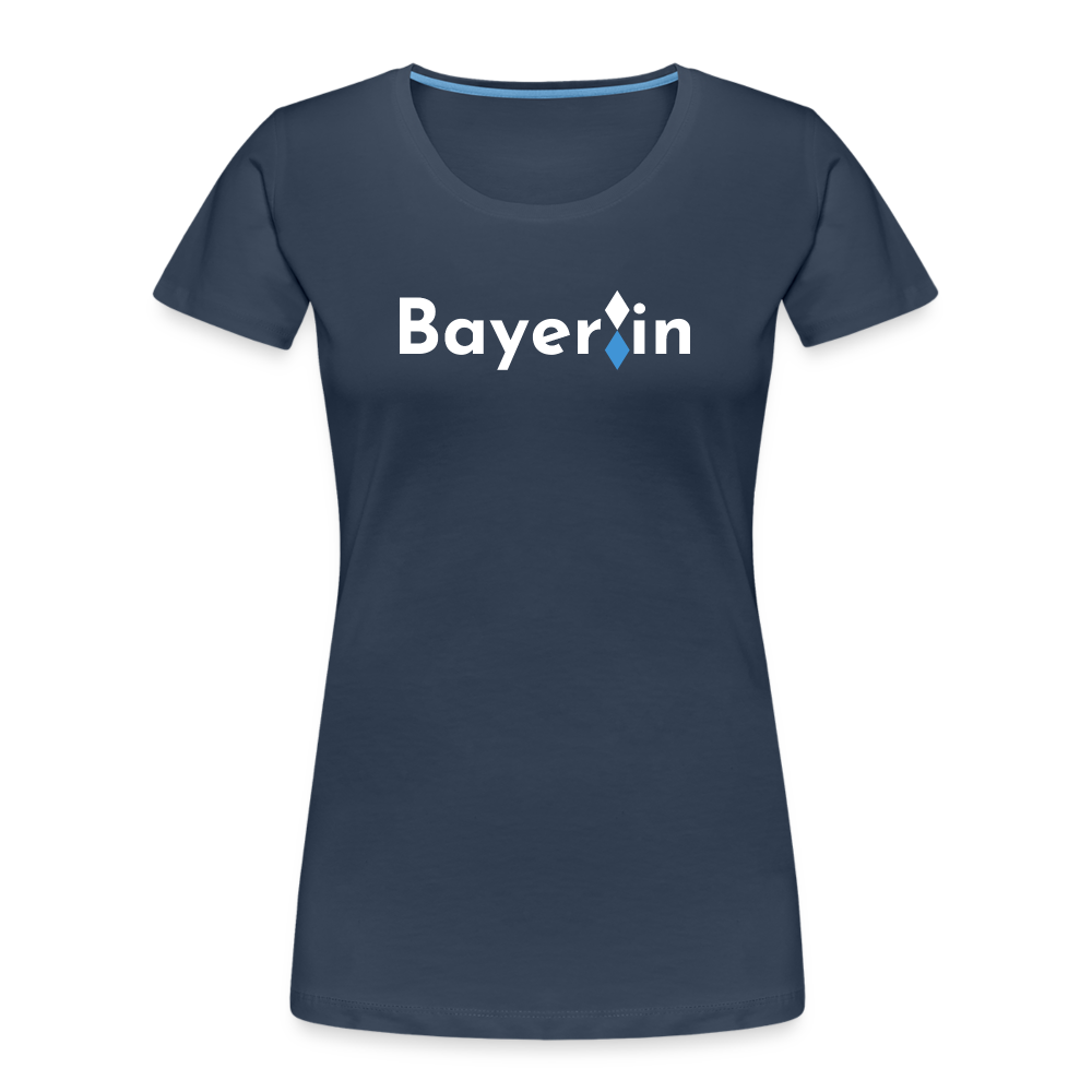 Bayer:in "Frauen" T-Shirt - Navy