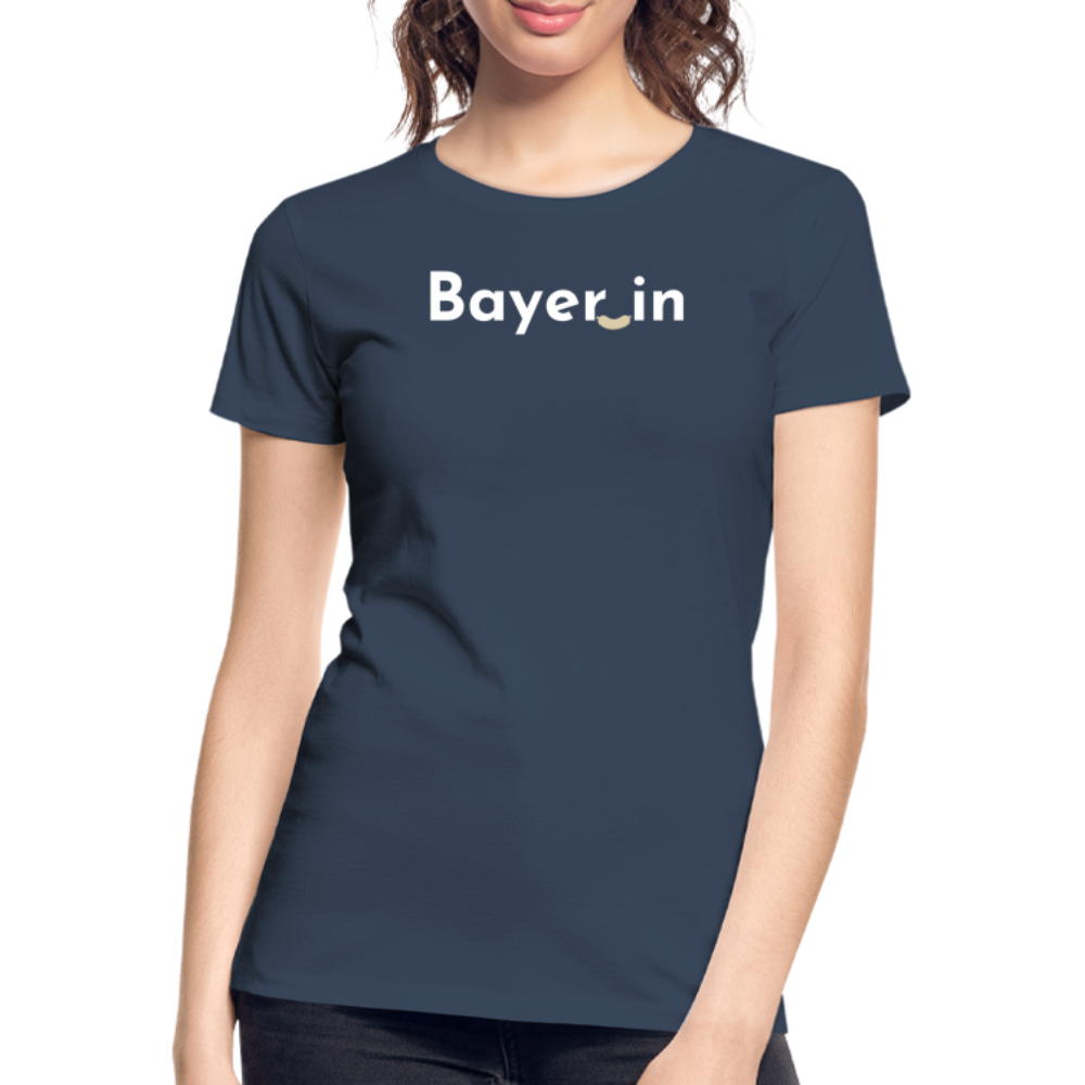 Bayer_in "Frauen" T-Shirt - Navy