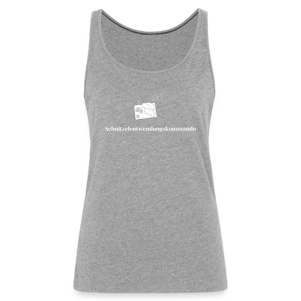 Schnitzelentwendungskommando "Frauen" Tank Top - Grau meliert