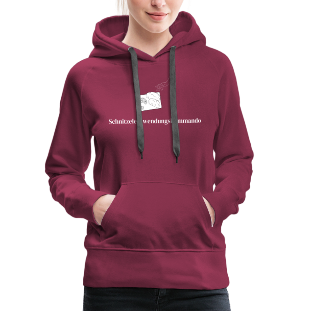 Schnitzelentwendungskommando "Frauen" Hoodie - Bordeaux