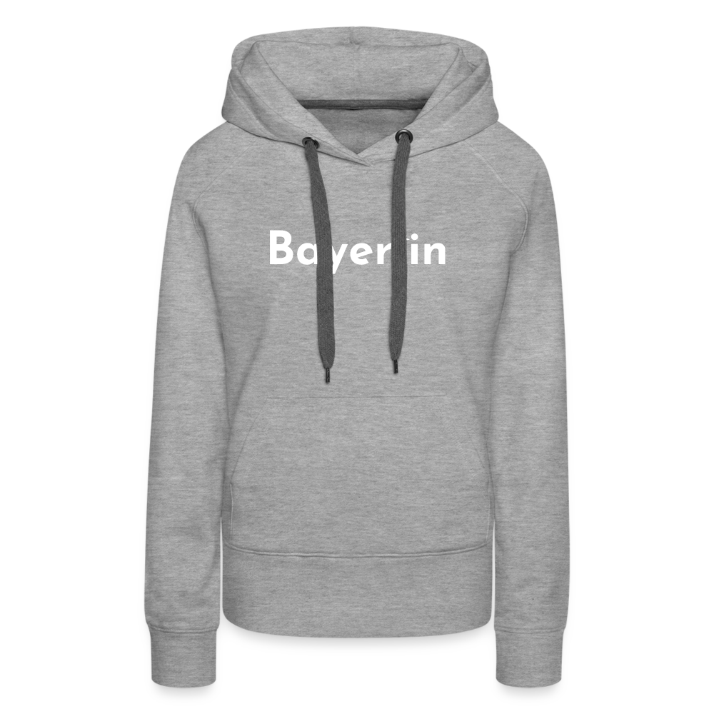 Bayer*in "Frauen" Hoodie - Grau meliert