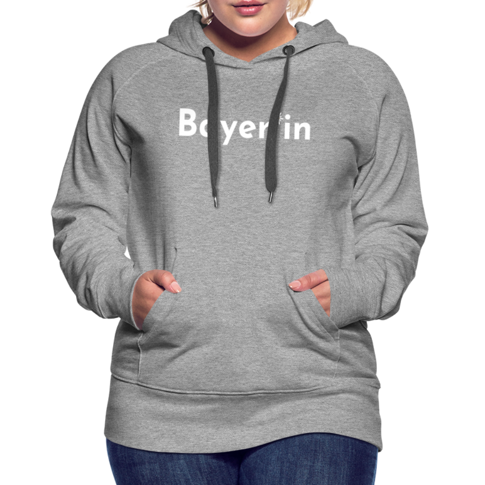 Bayer*in "Frauen" Hoodie - Grau meliert