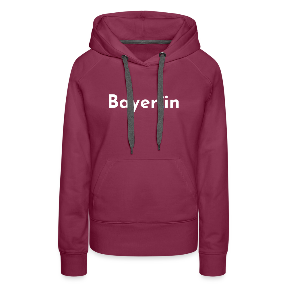 Bayer:in "Frauen" Hoodie - Bordeaux