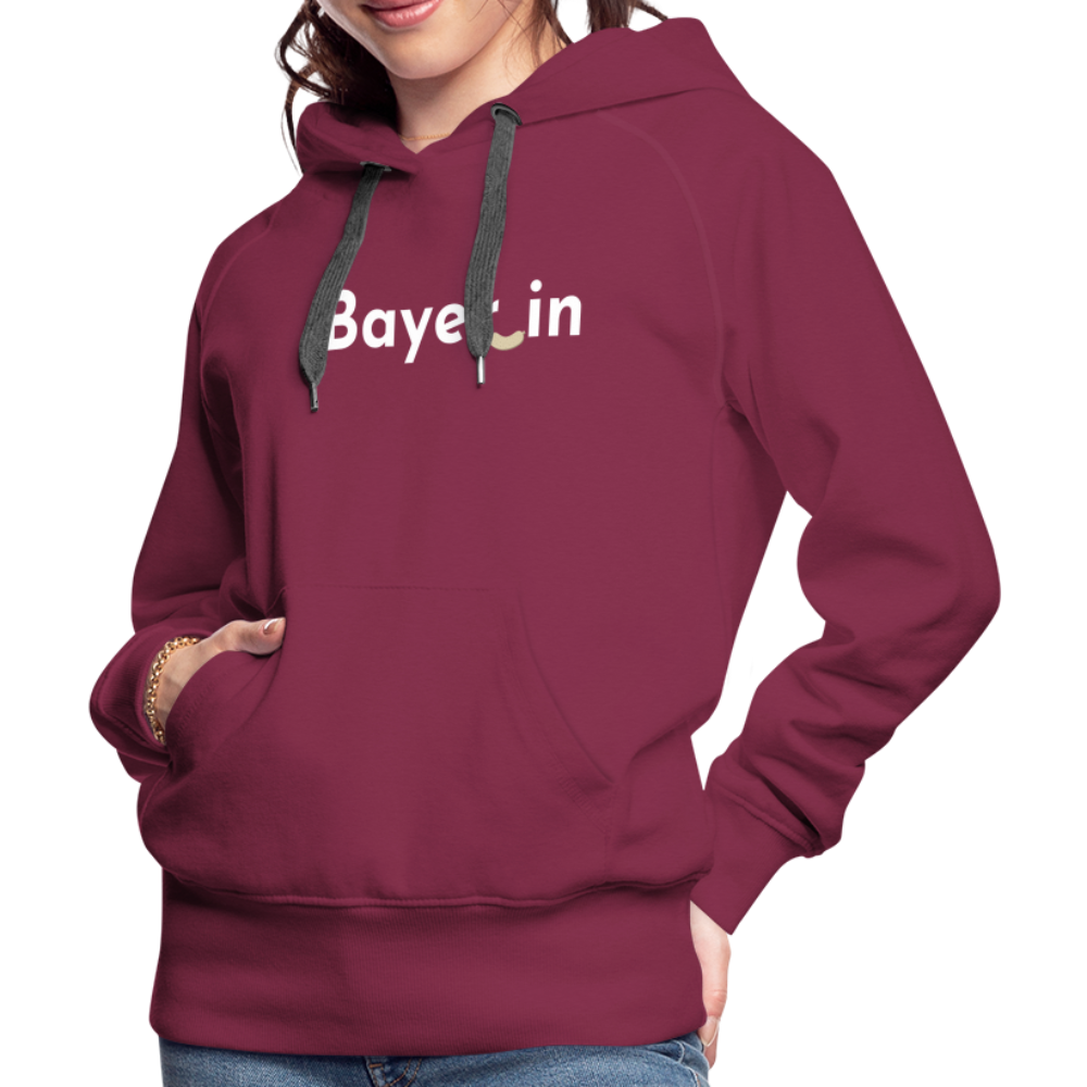 Bayer_in "Frauen" Hoodie - Bordeaux