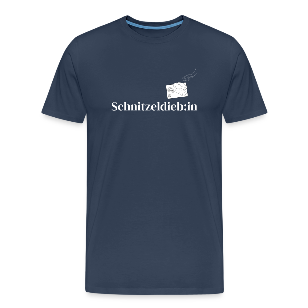 Schnitzeldieb:in "Männer" T-Shirt - Navy