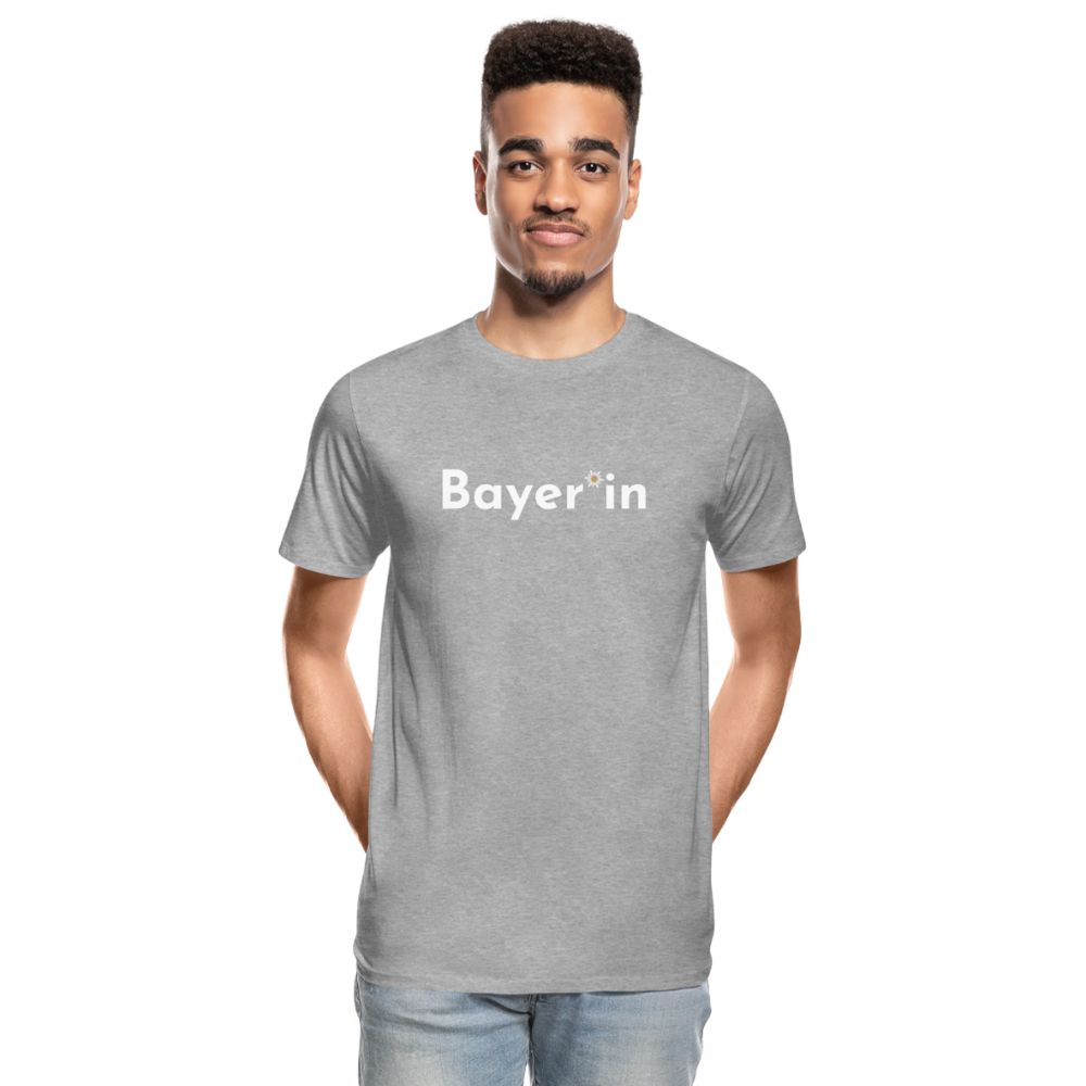 Bayer*in "Männer" T-Shirt - Grau meliert