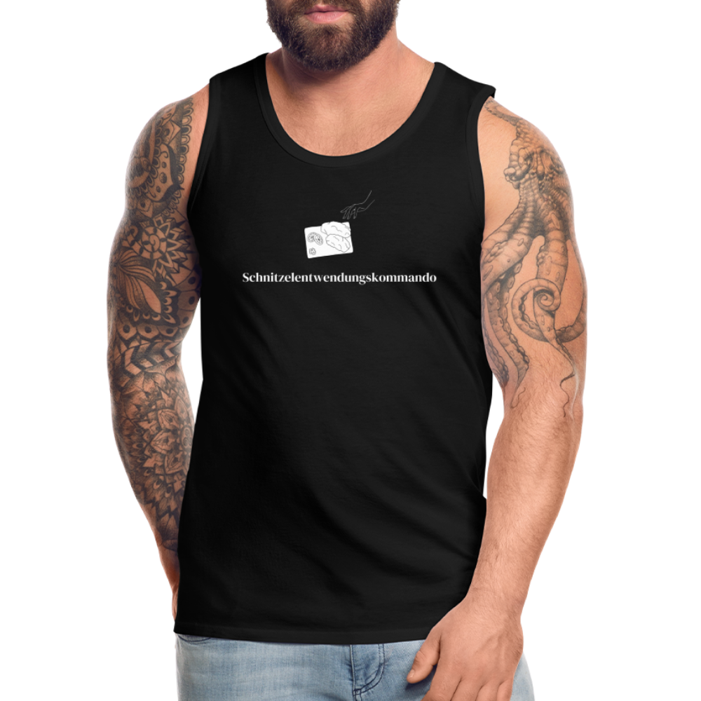 Schnitzelentwendungskommando "Männer" Tank Top - Schwarz