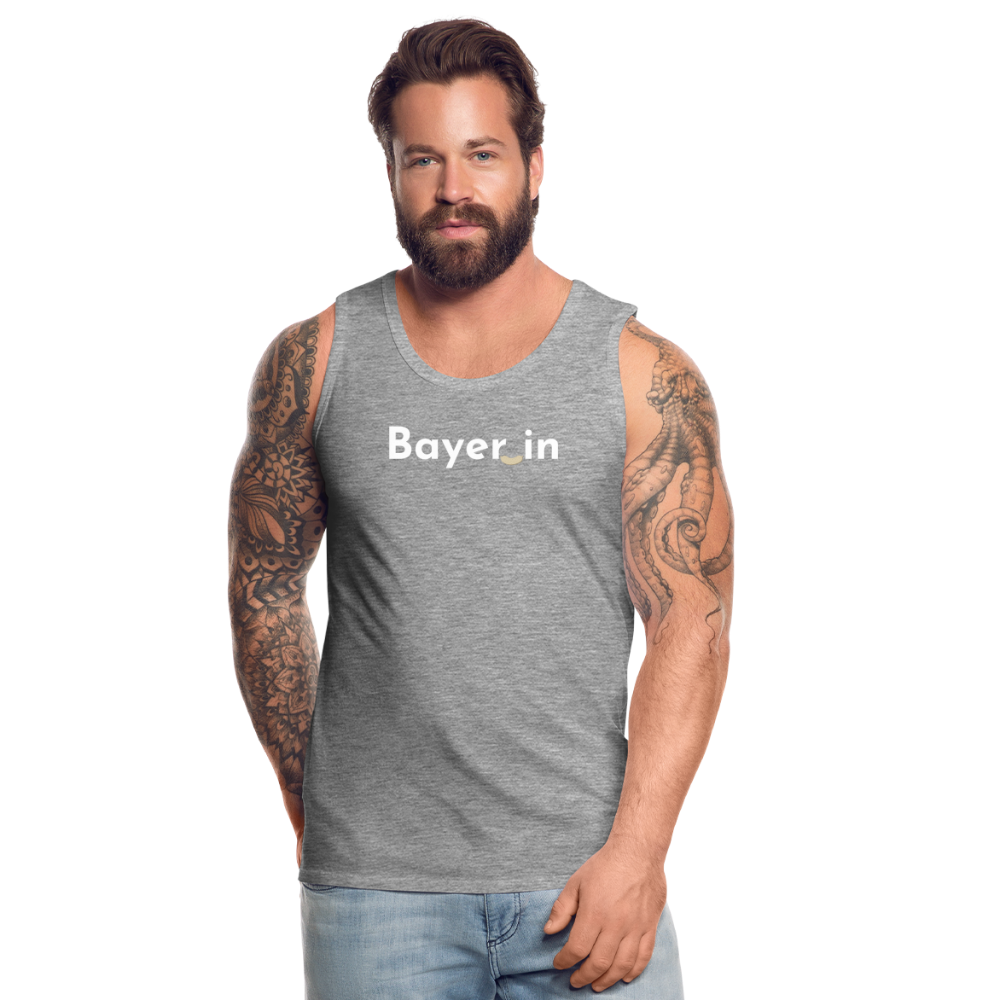 Bayer_in "Männer" Tank Top - Grau meliert