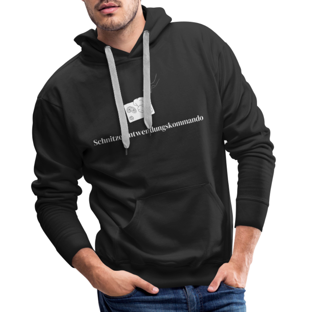 Schnitzelentwendungskommando "Männer" Hoodie - Schwarz