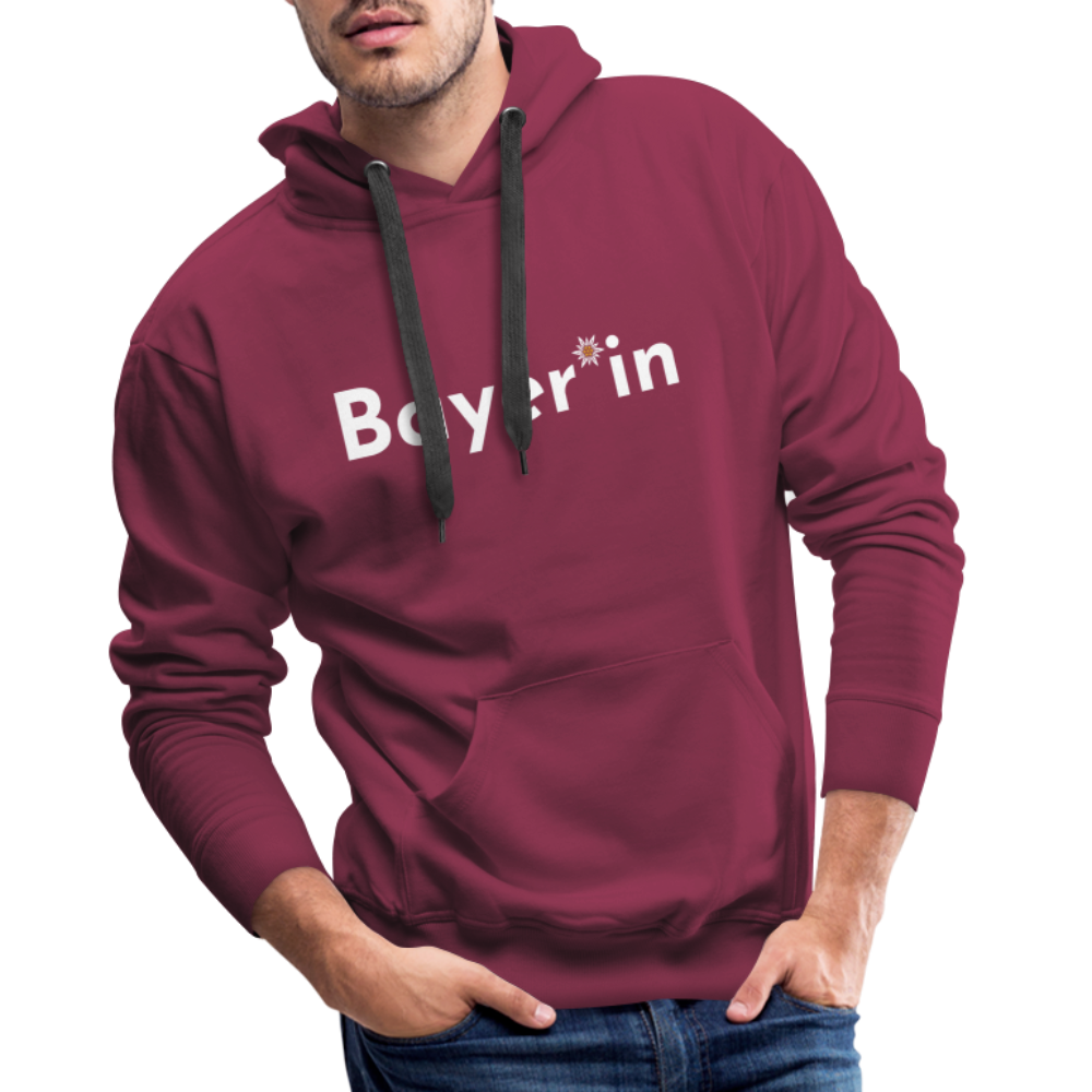 Bayer*in "Männer" Hoodie - Bordeaux