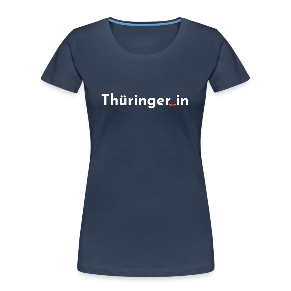 Thüringer_in "Frauen" T-Shirt - Navy