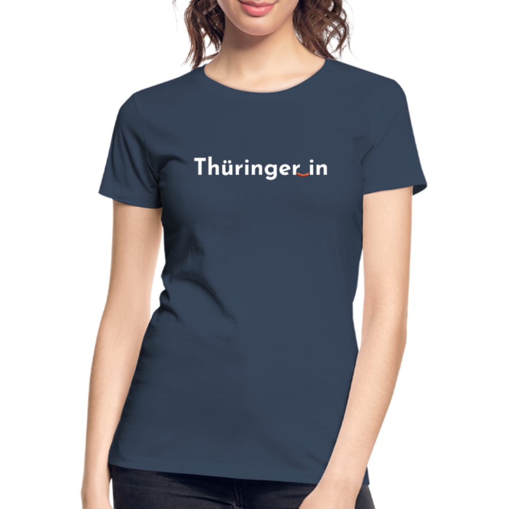 Thüringer_in "Frauen" T-Shirt - Navy