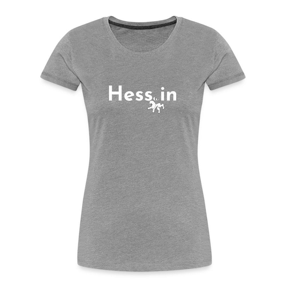 Hess_in "Frauen" T-Shirt - Grau meliert