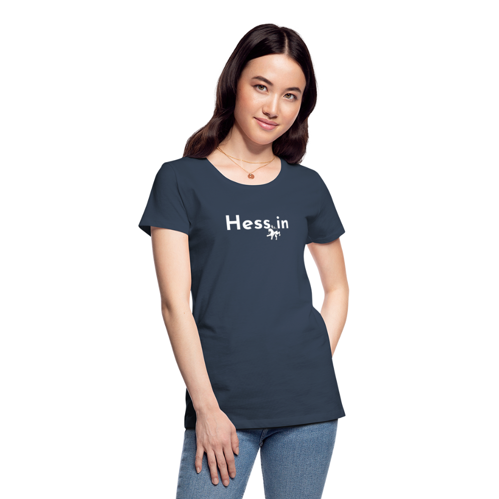 Hess_in "Frauen" T-Shirt - Navy