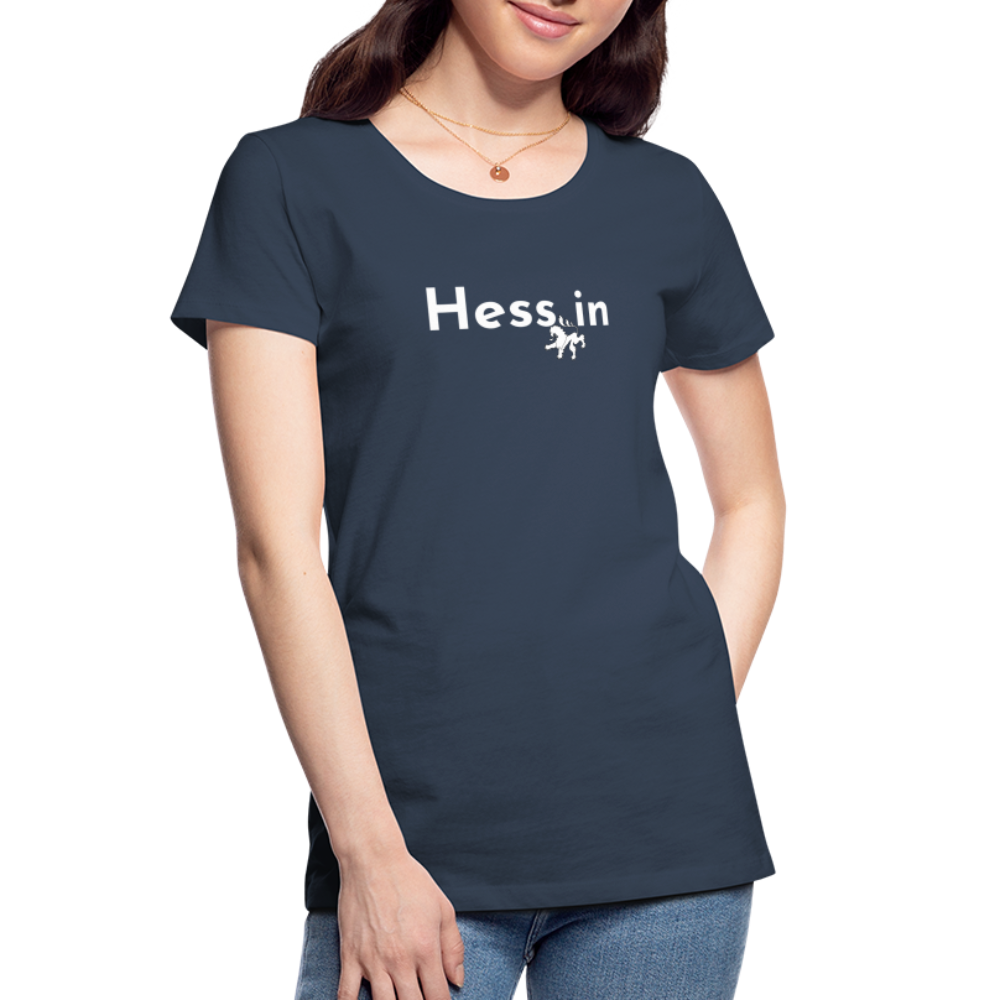 Hess_in "Frauen" T-Shirt - Navy