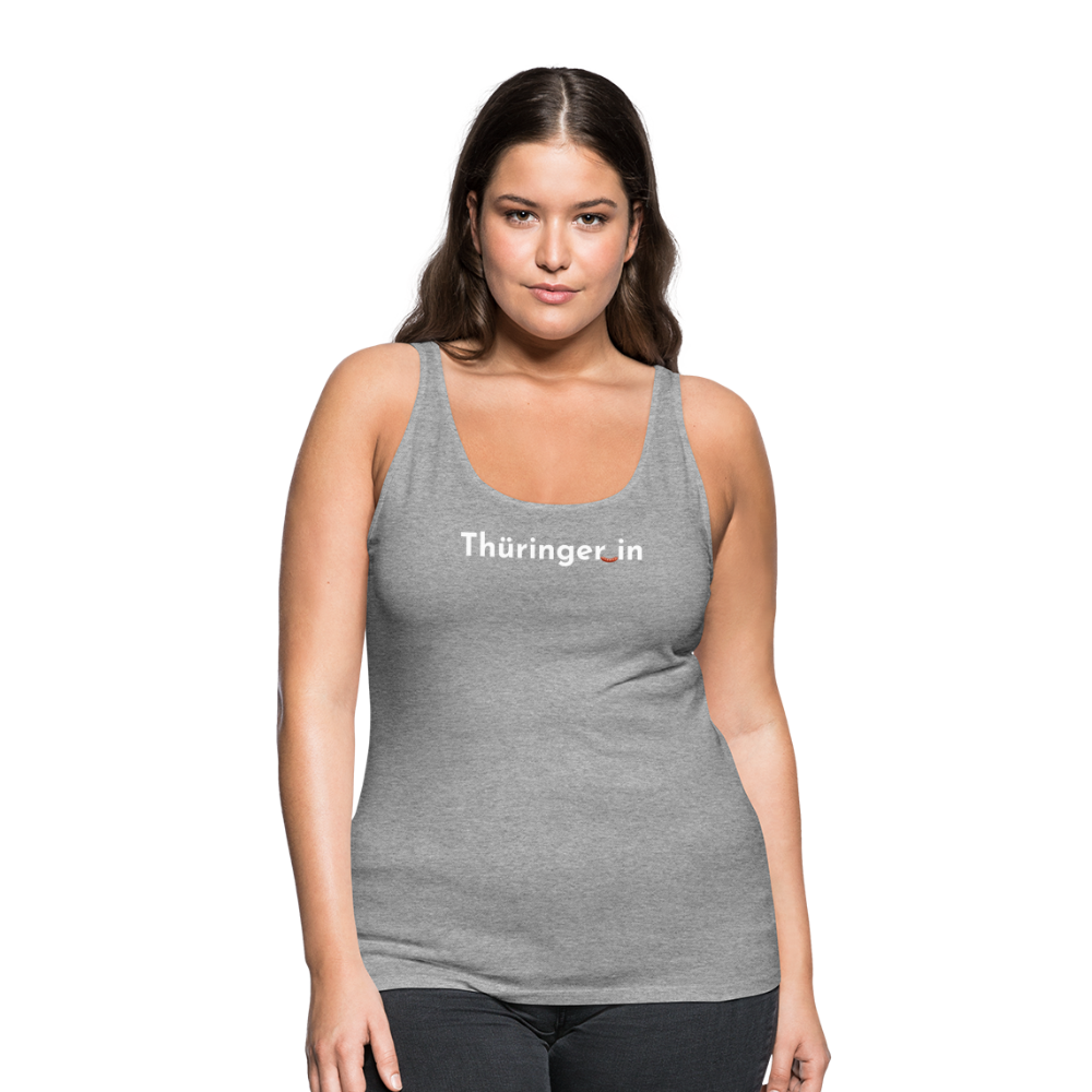 Thüringer_in "Frauen" Tank Top - Grau meliert