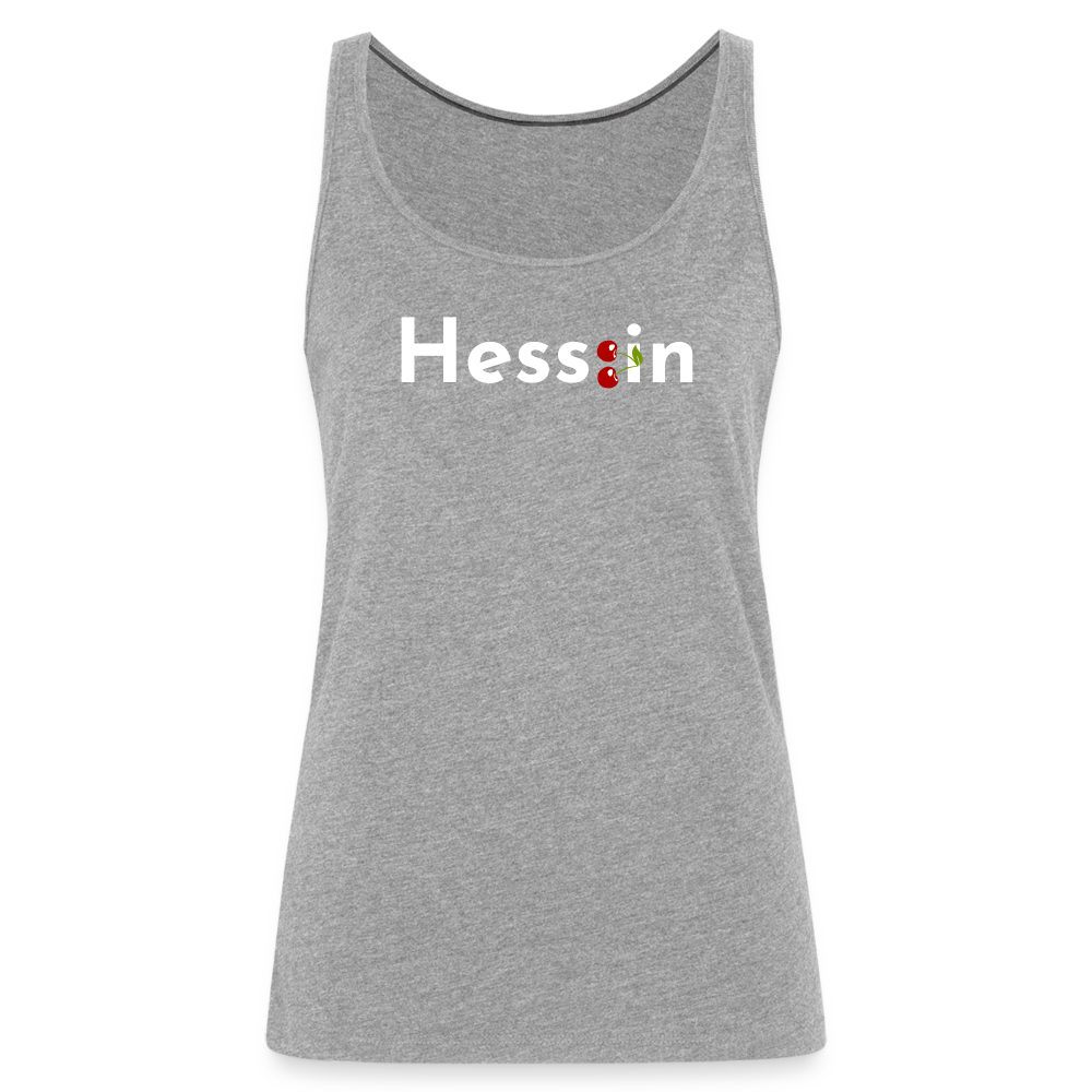 Hess:in "Frauen" Tank Top - Grau meliert