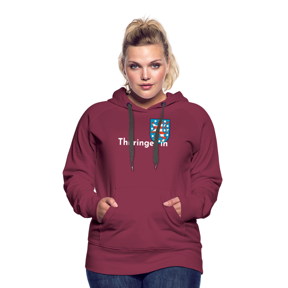 Thüringer*in "Frauen" Hoodie - Bordeaux