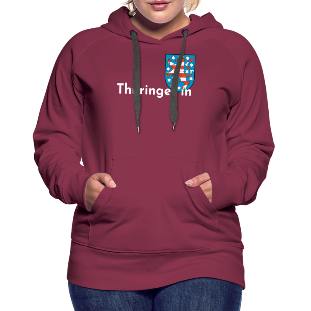 Thüringer*in "Frauen" Hoodie - Bordeaux