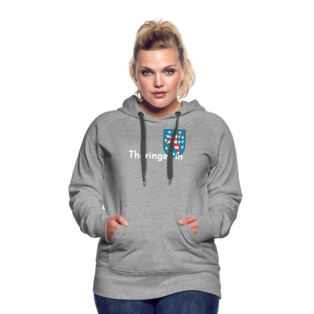 Thüringer*in "Frauen" Hoodie - Grau meliert