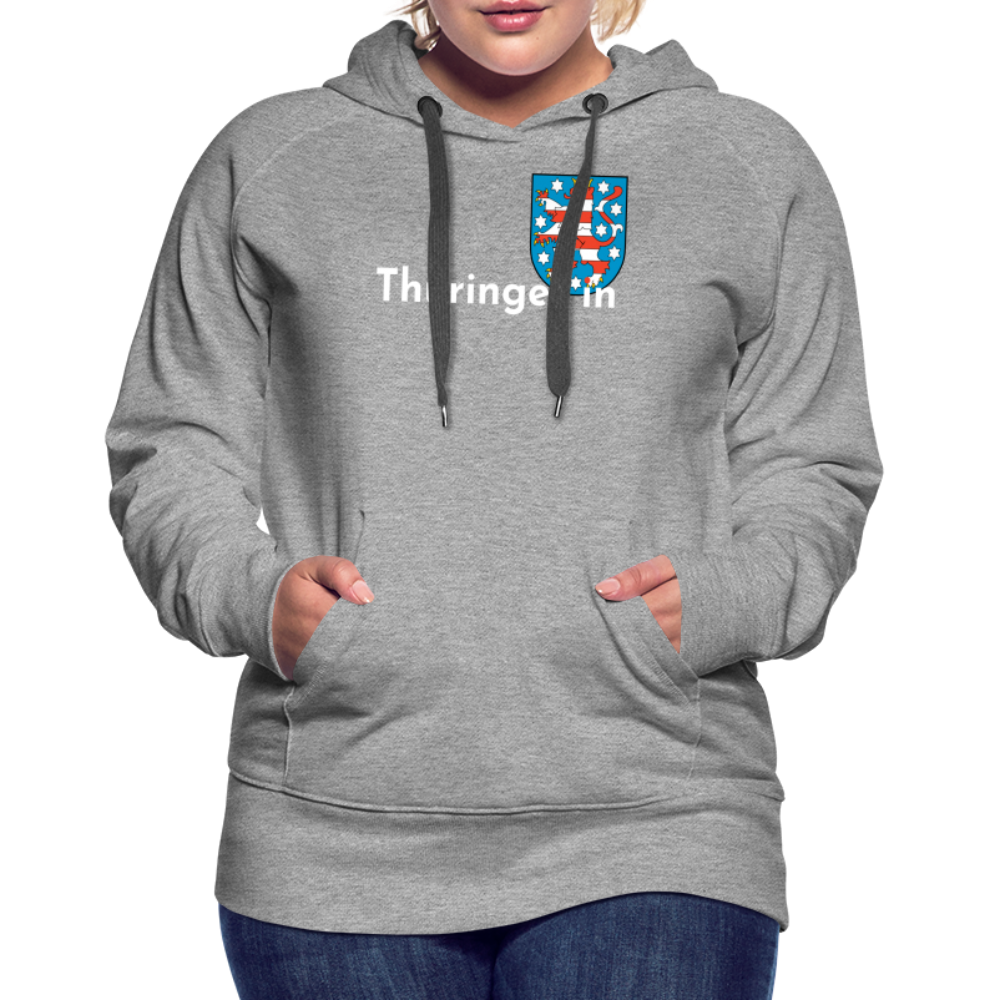 Thüringer*in "Frauen" Hoodie - Grau meliert