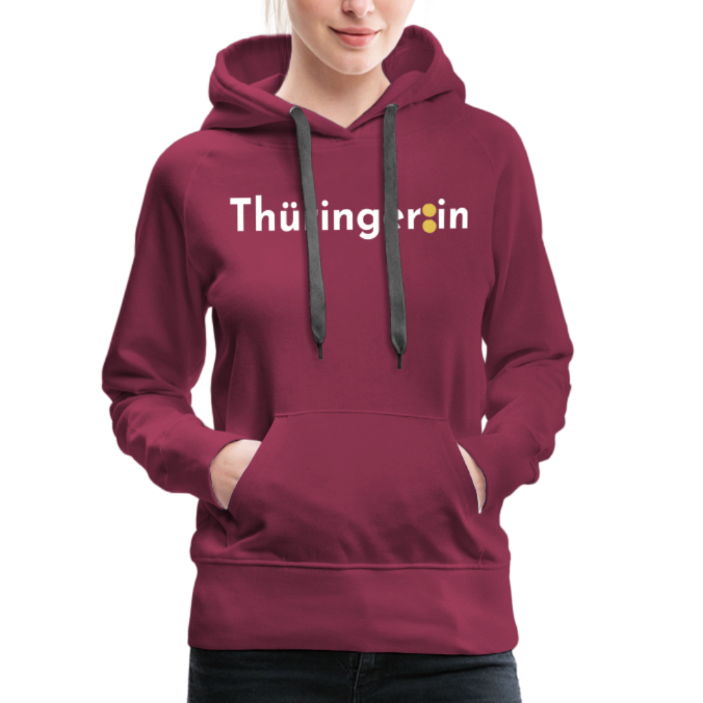 Thüringer:in "Frauen" Hoodie - Bordeaux