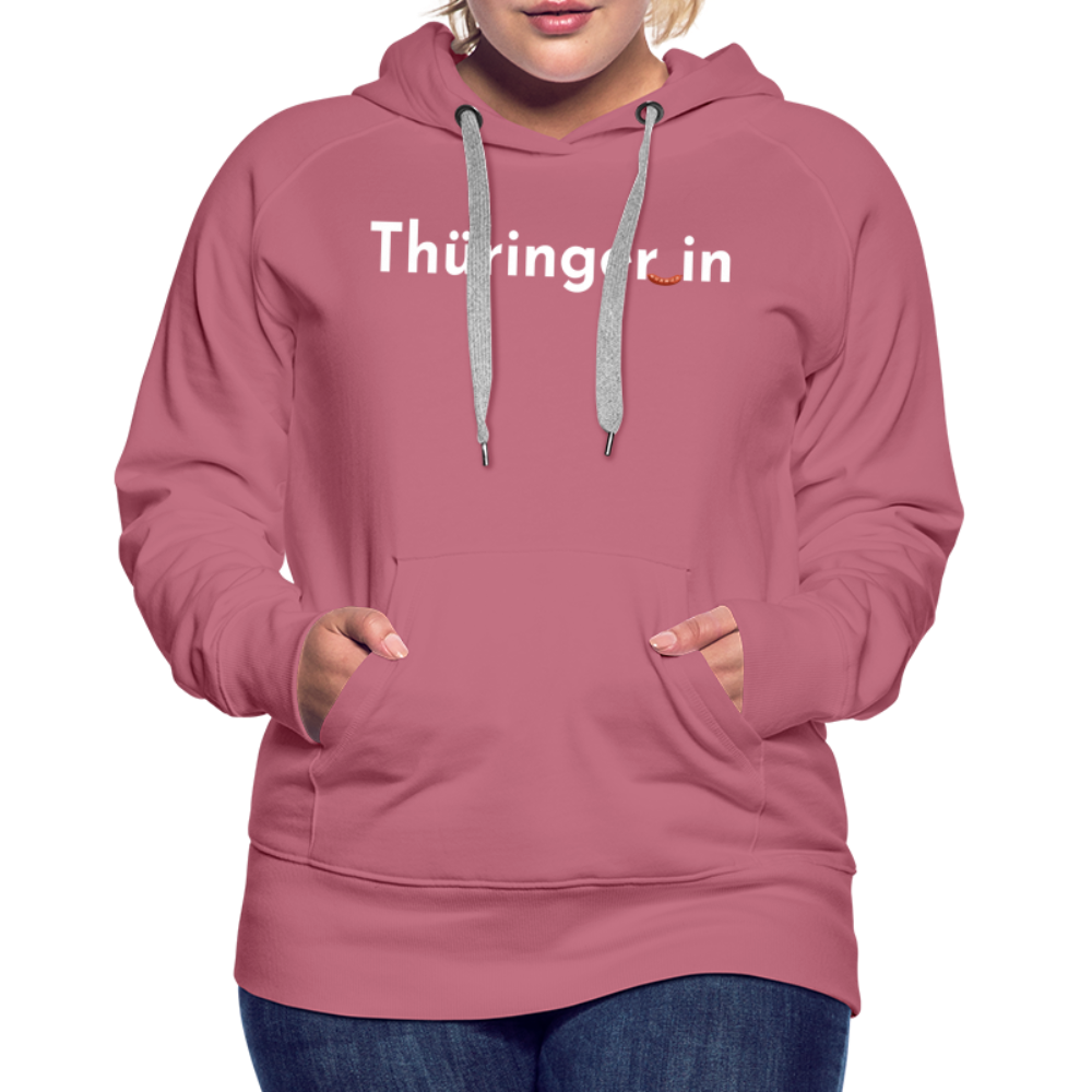 Thüringer_in "Frauen" Hoodie - Malve